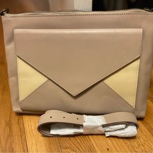 ABLE Solome Crossbody Fog/Bone color NEW